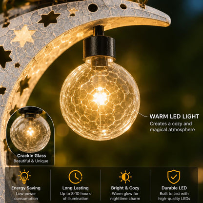 🎃 🎃Halloween Early Bird Sale | 50% OFF Black Cat Moon Solar Lantern