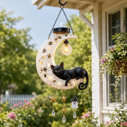 🎃 🎃Halloween Early Bird Sale | 50% OFF Black Cat Moon Solar Lantern