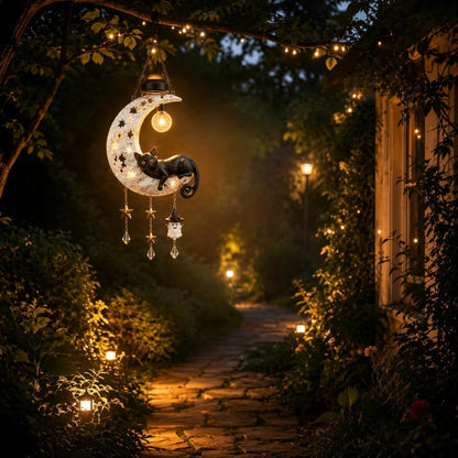 🎃 🎃Halloween Early Bird Sale | 50% OFF Black Cat Moon Solar Lantern