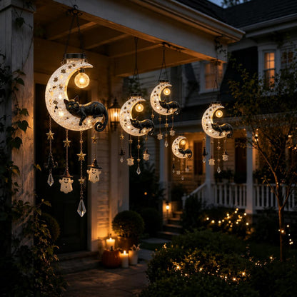 🎃 🎃Halloween Early Bird Sale | 50% OFF Black Cat Moon Solar Lantern