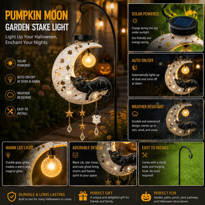 🎃 🎃Halloween Early Bird Sale | 50% OFF Black Cat Moon Solar Lantern