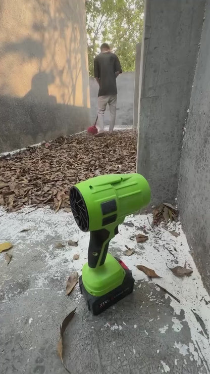 Green Blower [2000g]  [21V] 1200 Capacity, 5 Batteries, 1 Charger + Carton