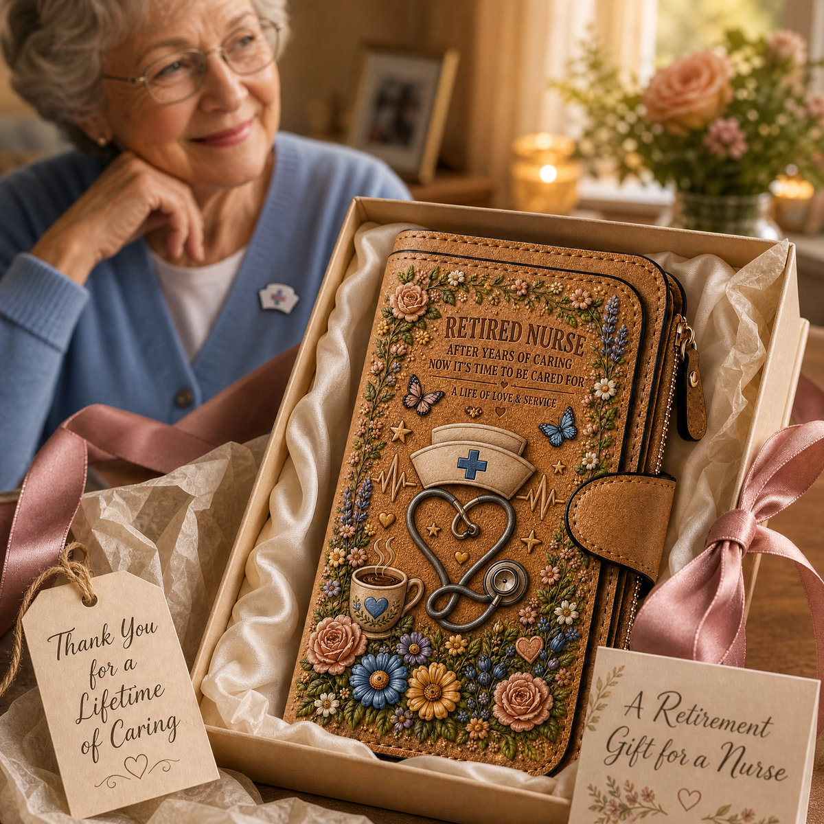 Retired Profession Wallet – In Honor of a Lifetime of Dedication and Care