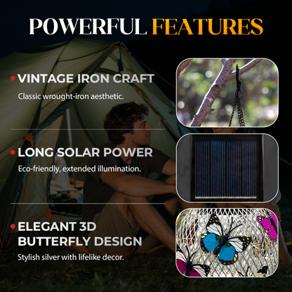 🔥50% OFF on selected products🎉Solar Pendant Lamp Art Of Iron