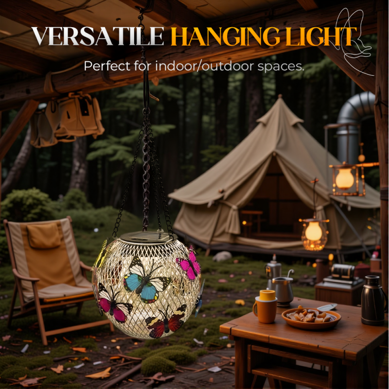 🔥50% OFF on selected products🎉Solar Pendant Lamp Art Of Iron