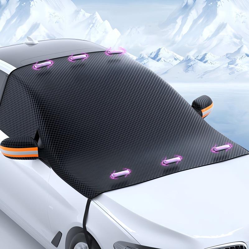 ❄️ 50% OFF NOW! 🚗 All-Season Magnetic Windshield Cover – Waterproof, F