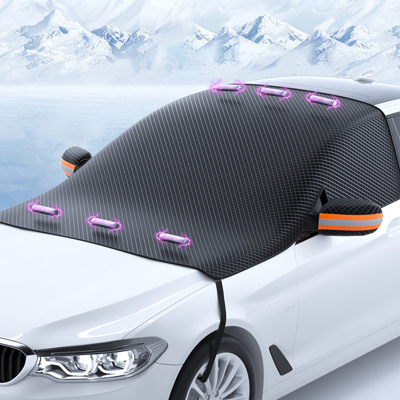 ❄️ 50% OFF NOW! 🚗 All-Season Magnetic Windshield Cover – Waterproof, F