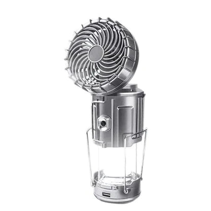 🔥🔥🔥🔥2026 Hot-selling Portable LED Camping Lantern with Fan, Solar Charging, A Camping Essential