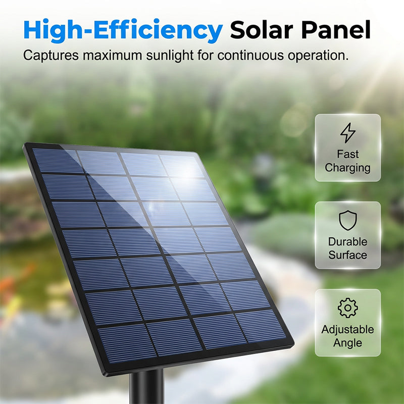 Solar Pond Aerator with Air Pump
