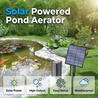 Solar Pond Aerator with Air Pump