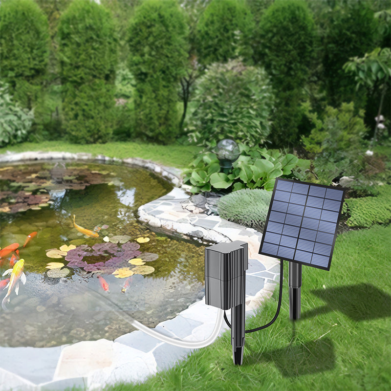 Solar Pond Aerator with Air Pump