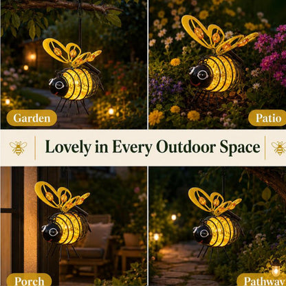 🔥Last Day 75% OFF🔥 Hanging Solar Bee Light – Warm Amber Glow, Flicker-Free, Perfect for Garden Parties, Camping, or Kids’ Rooms – Spread Joy Day and Night 🌞🌜