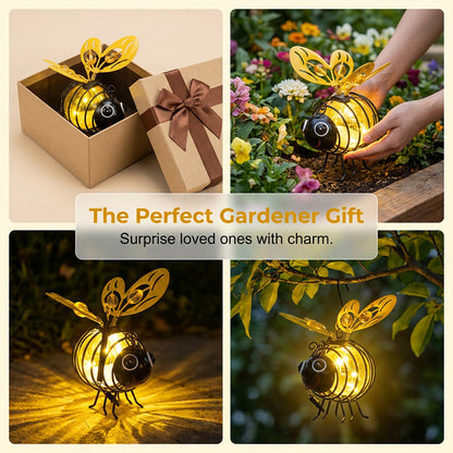 🔥Last Day 75% OFF🔥 Hanging Solar Bee Light – Warm Amber Glow, Flicker-Free, Perfect for Garden Parties, Camping, or Kids’ Rooms – Spread Joy Day and Night 🌞🌜