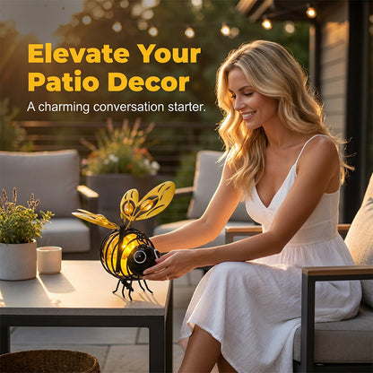 🔥Last Day 75% OFF🔥 Hanging Solar Bee Light – Warm Amber Glow, Flicker-Free, Perfect for Garden Parties, Camping, or Kids’ Rooms – Spread Joy Day and Night 🌞🌜