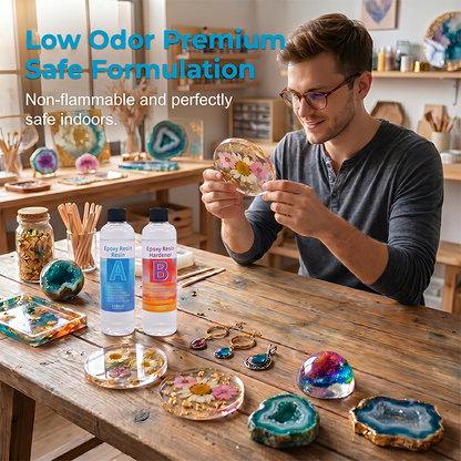 Crystal Clear Epoxy Resin Kit