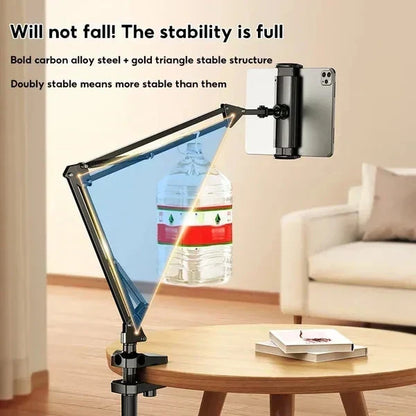 📢📢40% OFF !! ⏰ Hidden tablet stand – fits gaps, 4 joints, 360° rotation, hands-free!