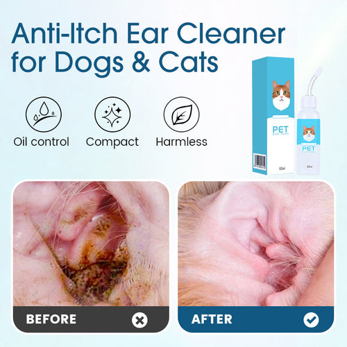 🐶Anti-Itch Ear Cleaner for Dogs & Cats