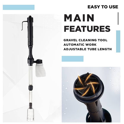 🎉50% off 🔥 Electric Aquarium Gravel Cleaner✨
