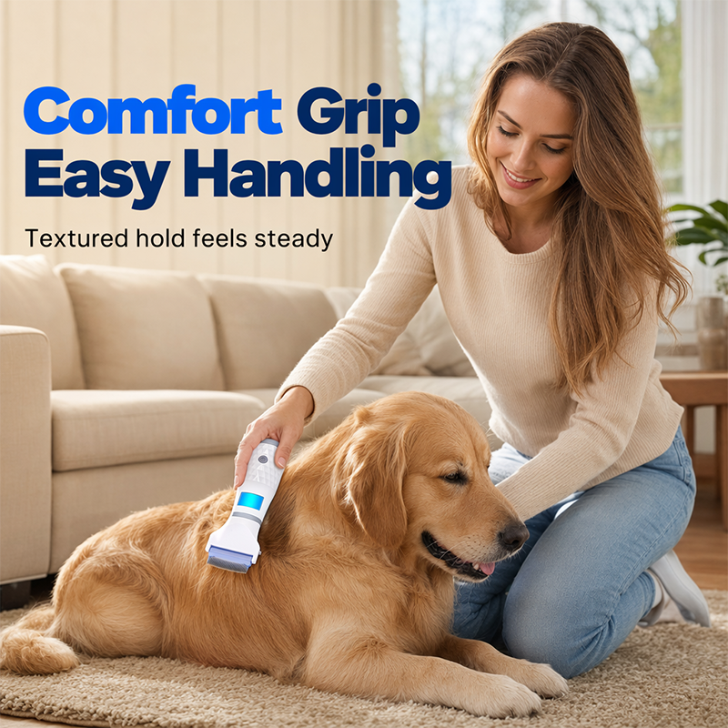 🔥Hot Sale 50% OFF🔥 Electric Flea Comb for Pets – USB Rechargeable, Fine Teeth, Chemical-Free 🐾