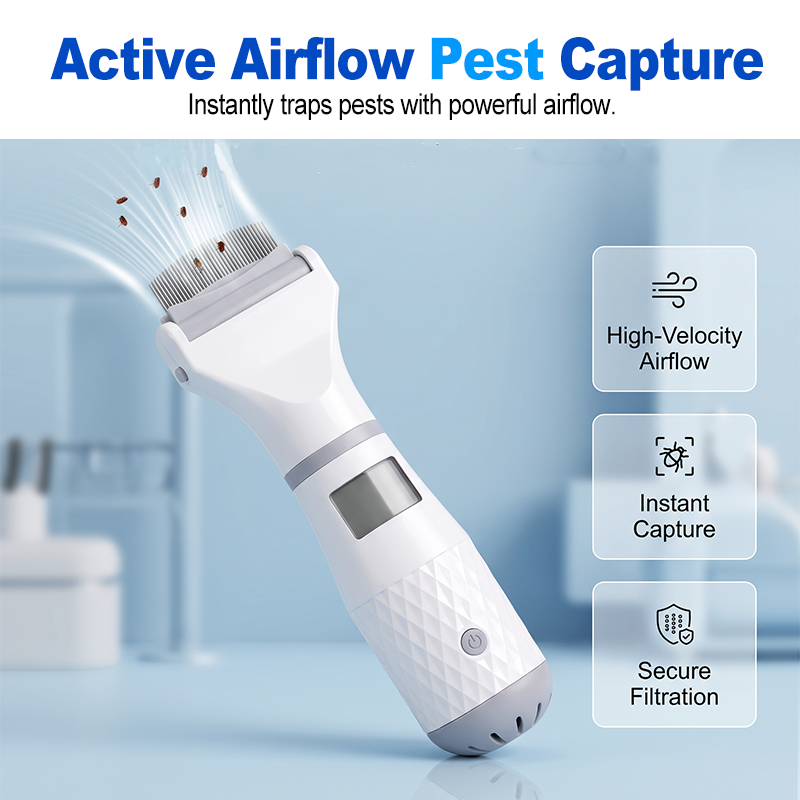 🔥Hot Sale 50% OFF🔥 Electric Flea Comb for Pets – USB Rechargeable, Fine Teeth, Chemical-Free 🐾