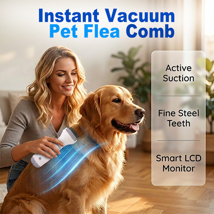 🔥Hot Sale 50% OFF🔥 Electric Flea Comb for Pets – USB Rechargeable, Fine Teeth, Chemical-Free 🐾