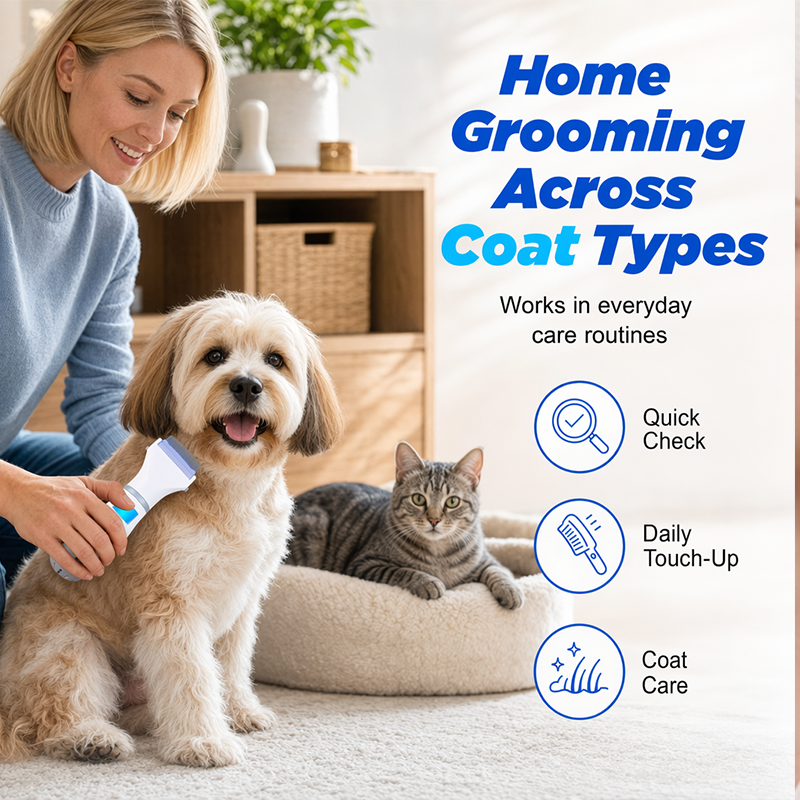 🔥Hot Sale 50% OFF🔥 Electric Flea Comb for Pets – USB Rechargeable, Fine Teeth, Chemical-Free 🐾