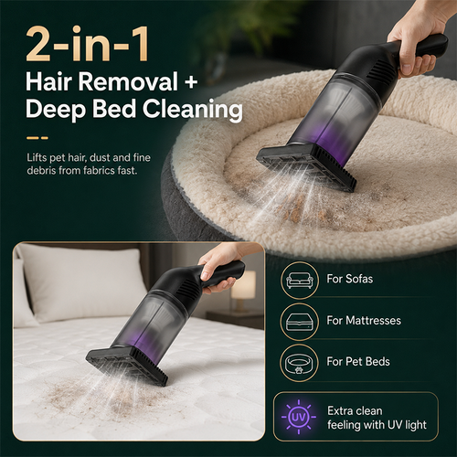 Handheld Cordless Mattress Vacuum Cleaner