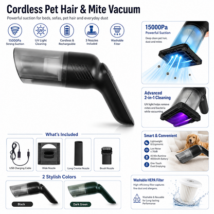 Handheld Cordless Mattress Vacuum Cleaner