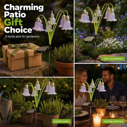 ⏳Limited-time 50% off⏰Solar Flower Lights Outdoor Garden Decorations💐💡