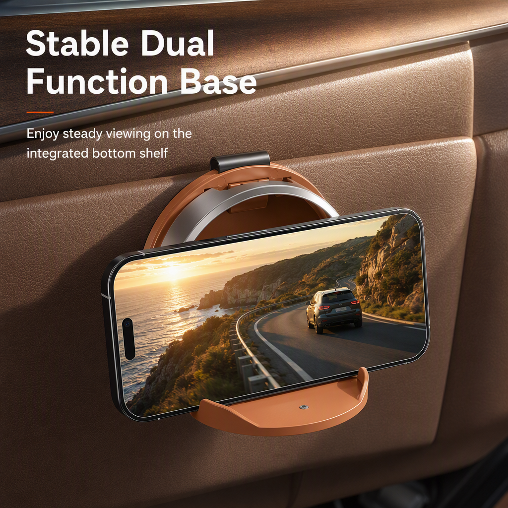 🚗✨ No More Spills! – Foldable Space-Saving Car Door Cup Holder