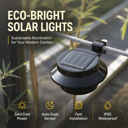Waterproof Solar LED Light for Gutters & Walls 🌞💡