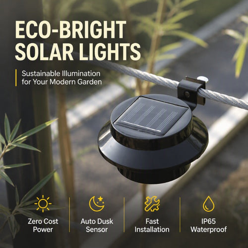 Waterproof Solar LED Light for Gutters & Walls 🌞💡