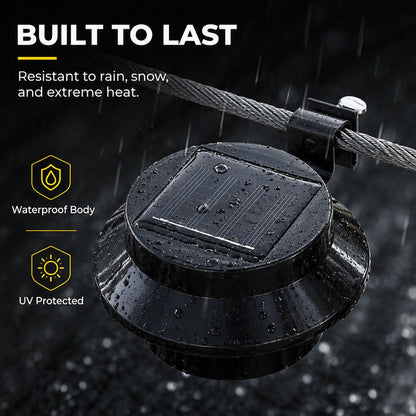 Waterproof Solar LED Light for Gutters & Walls 🌞💡