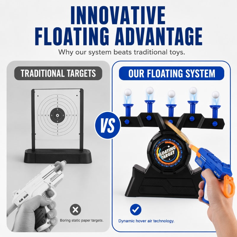 Electric Floating Ball Shooting Target Toy with USB Power