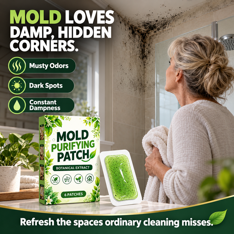 ✨ 6PCS Mold & Mildew Prevention Patches – Easy Peel & Stick Pads for Bathroom, Kitchen & Damp Corners 🛁🏡