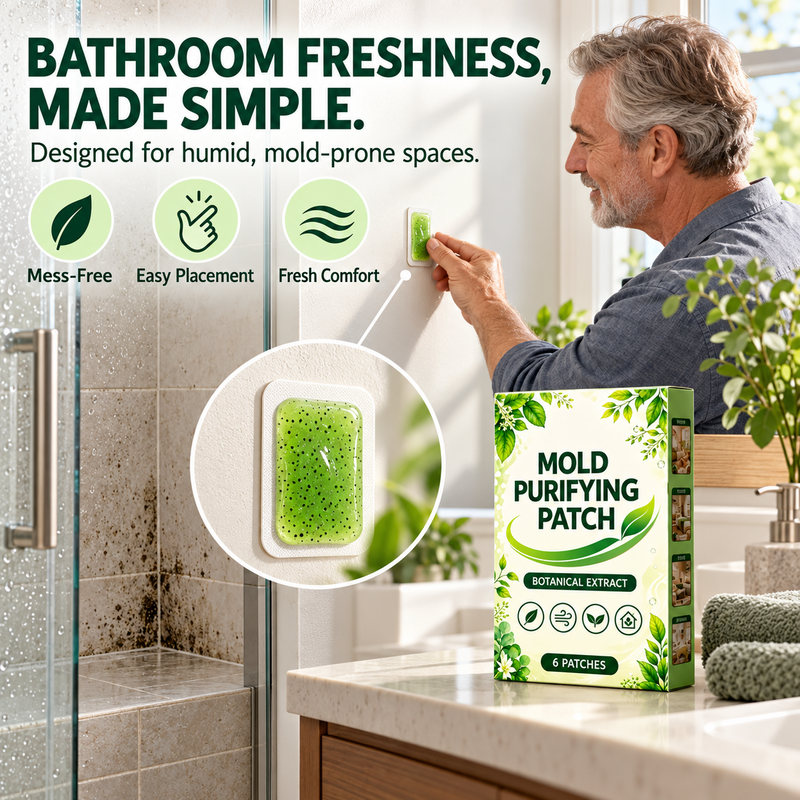 ✨ 6PCS Mold & Mildew Prevention Patches – Easy Peel & Stick Pads for Bathroom, Kitchen & Damp Corners 🛁🏡