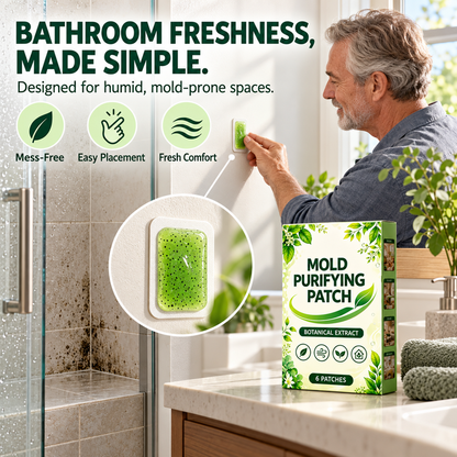 ✨ 6PCS Mold & Mildew Prevention Patches – Easy Peel & Stick Pads for Bathroom, Kitchen & Damp Corners 🛁🏡