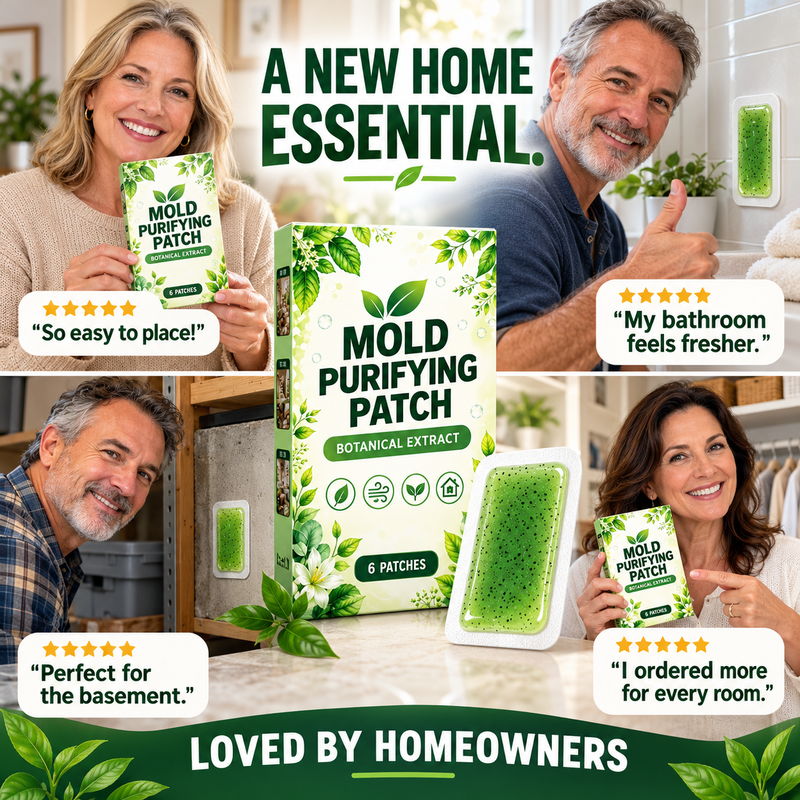 ✨ 6PCS Mold & Mildew Prevention Patches – Easy Peel & Stick Pads for Bathroom, Kitchen & Damp Corners 🛁🏡
