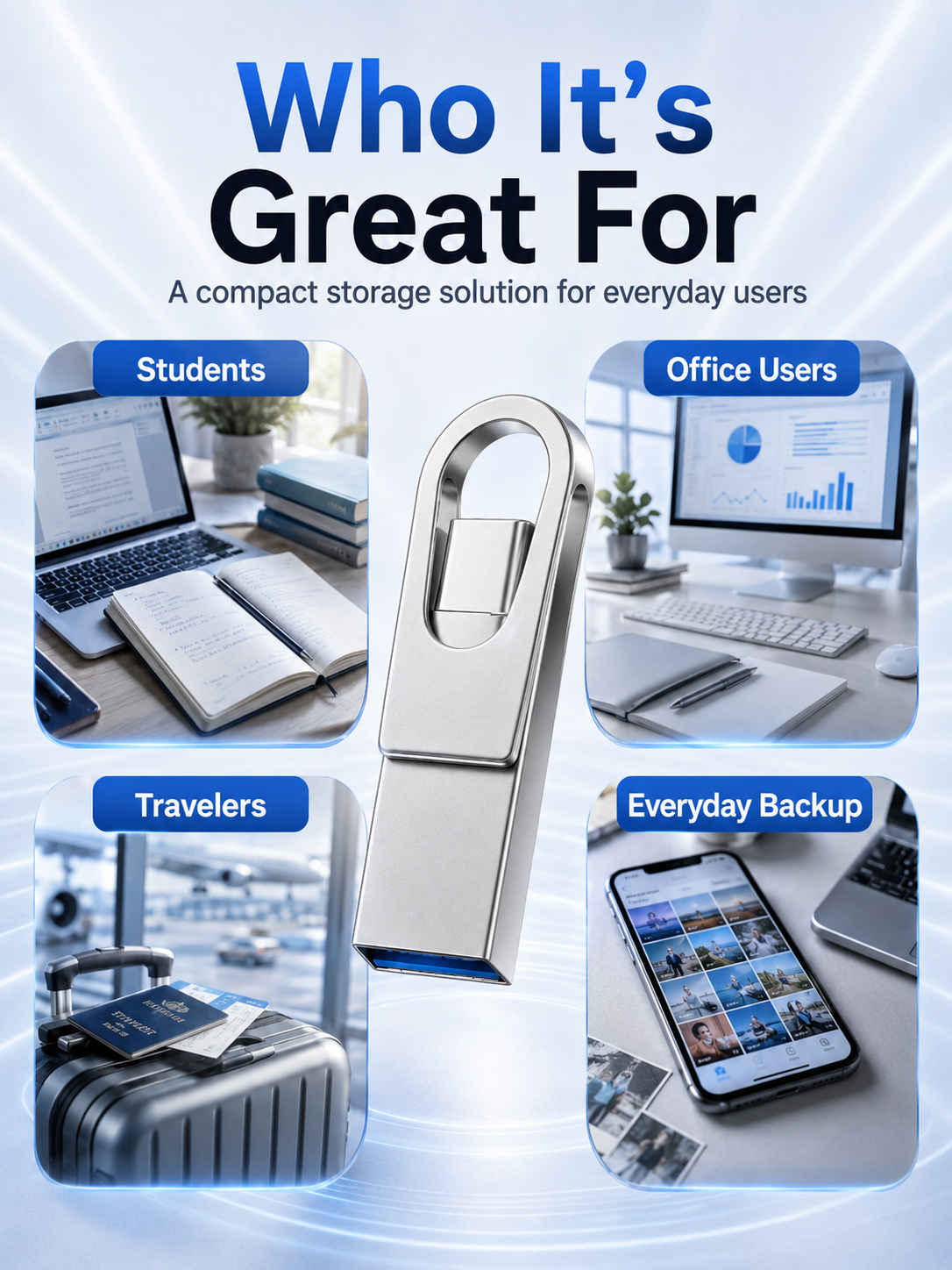 📱 2-in-1 Phone & Computer Flash Drive – Fast Photo & File Transfer