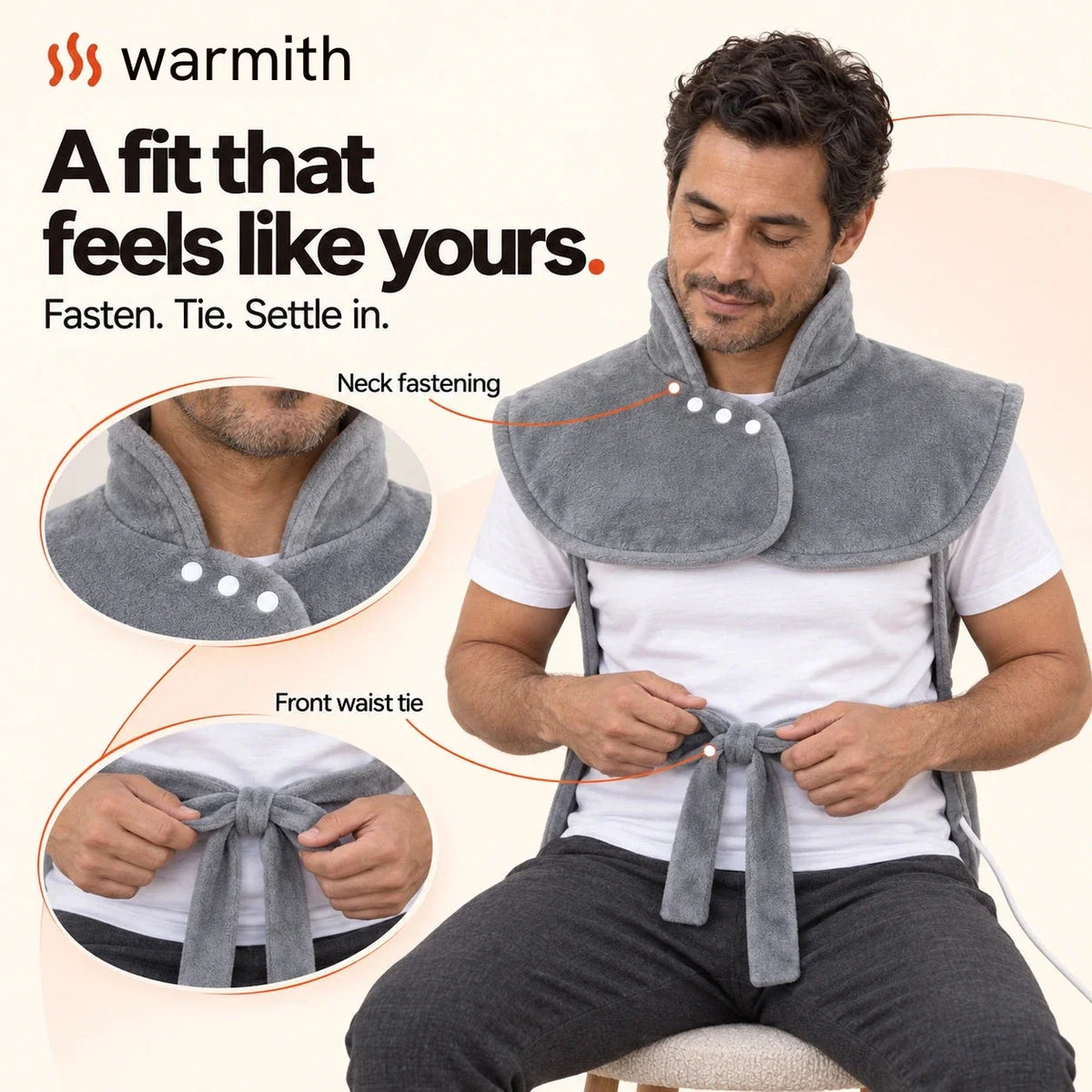 Warmith Heated Neck, Shoulder & Back Wrap