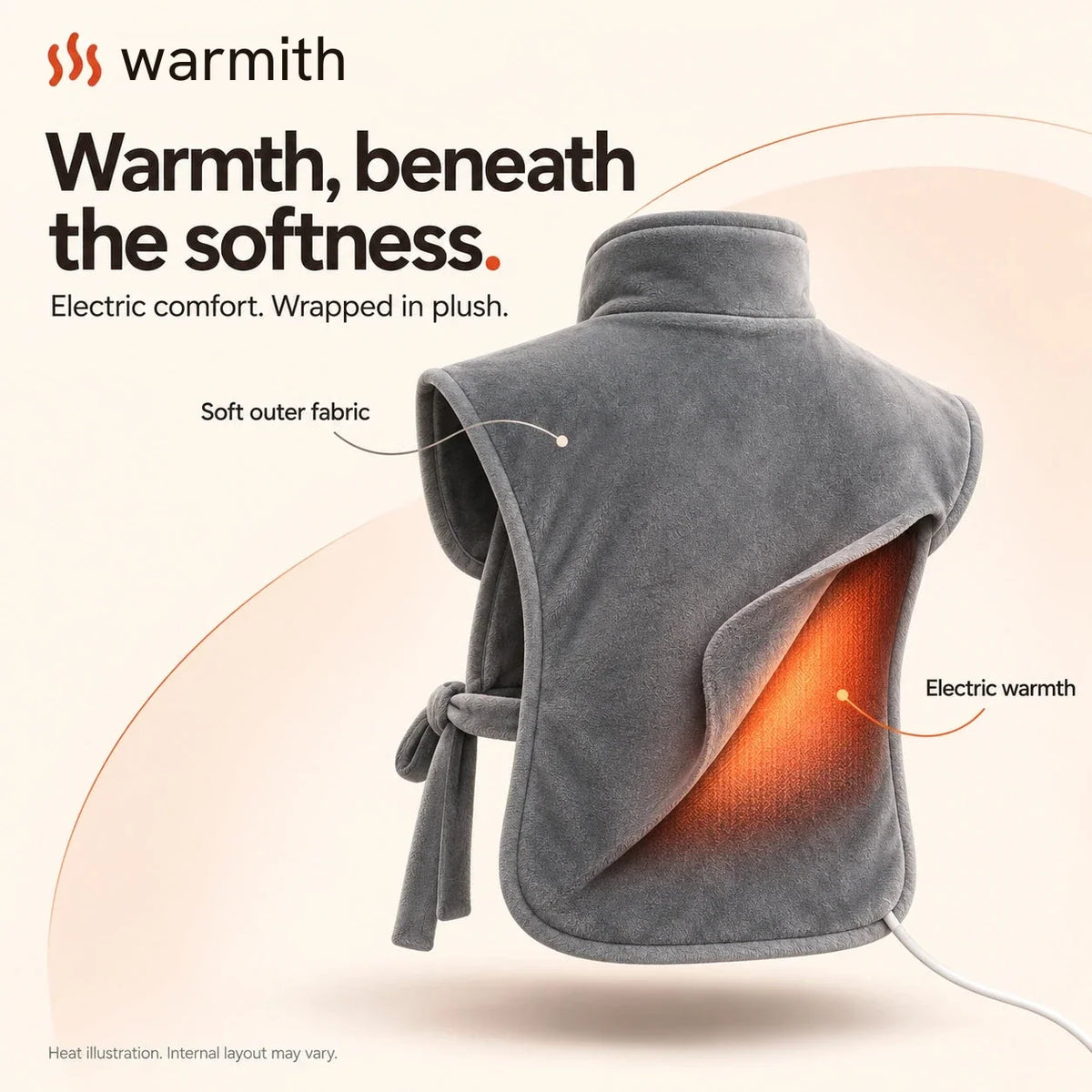 Warmith Heated Neck, Shoulder & Back Wrap