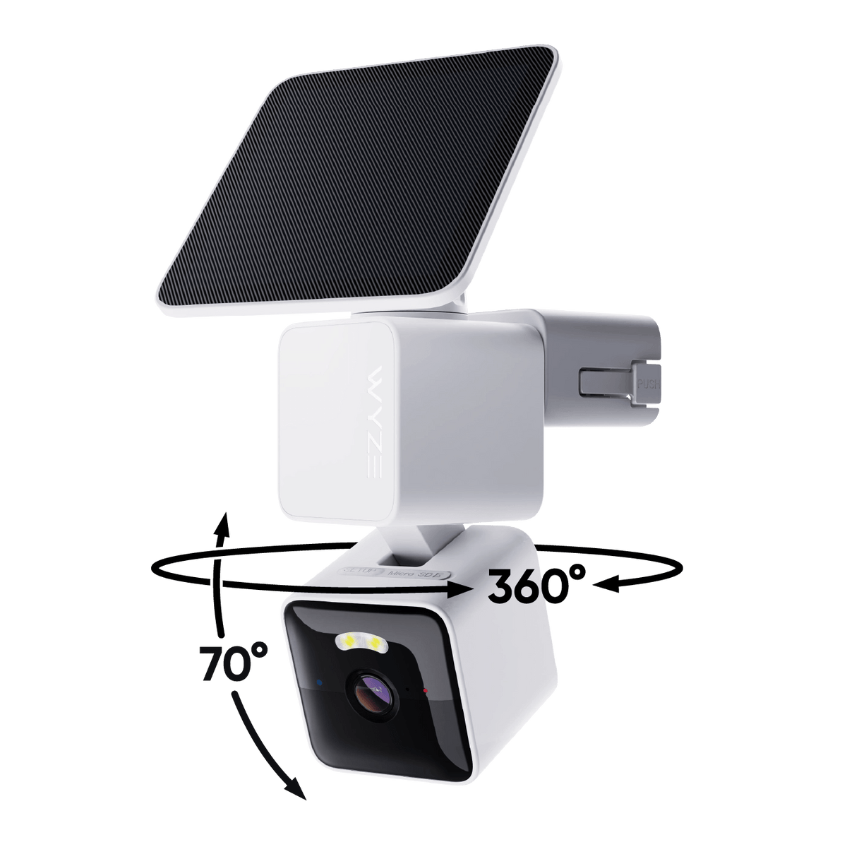 Wyze Solar Cam Pan 2K | Solar Powered Security Camera