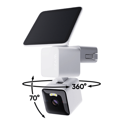 Wyze Solar Cam Pan 2K | Solar Powered Security Camera