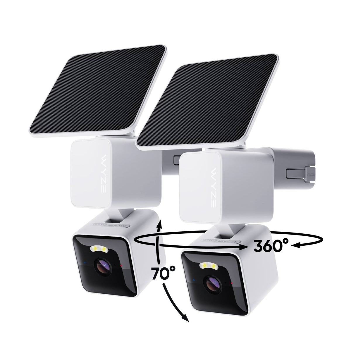Wyze Solar Cam Pan 2K | Solar Powered Security Camera